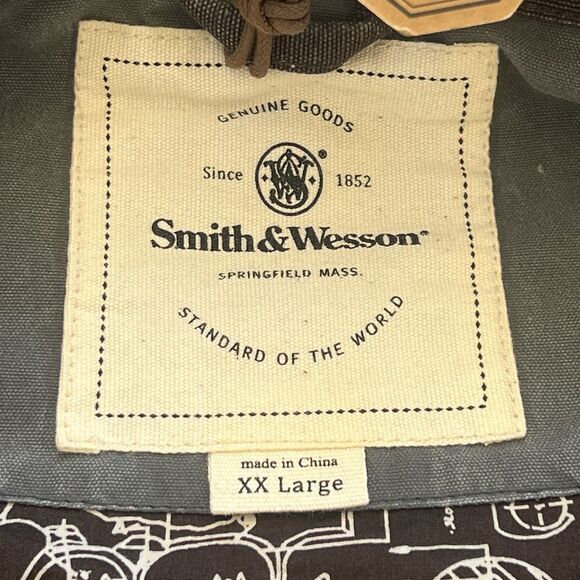 Smith & Wesson Men’s Tactical Conceal Carry Heavy Duty Vest XXL Brown Gray - Picture 4 of 8